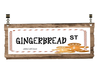 Digital Graphic Design SVG-PNG-JPEG Download GINGERBREAD STREET Sign Gift Crafters Delight {{ JAMsCraftCloset }}