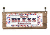 License Vanity Plate Front Plate Clever Funny Custom Plate Car Tag GOD BLESS AMERICA Sublimation on Metal Gift Idea {{ JAMsCraftCloset }}