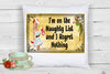 MUG Coffee Full Wrap Sublimation Digital Graphic Design Download I AM ON THE NAUGHTY LIST SVG-PNG Crafters Delight {{ JAMsCraftCloset }}