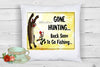 MUG Coffee Full Wrap Sublimation Digital Graphic Design Download GONE HUNTING BE BACK TO GO FISHING SVG-PNG Crafters Delight {{ JAMsCraftCloset }}