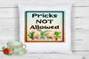 Garden Flag Digital Design Sublimation Easter Graphic SVG-PNG-JPEG Download PRICKS ARE NOT ALLOWED Crafters Delight {{ JAMsCraftCloset }}