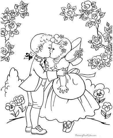 FREE Coloring Pages Vintage Pictures Style 14