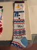 SOCKS Personalized Christmas Knee Socks ONE SIZE 5-9 Holiday Ware Gift Idea Unique {{ JAMsCraftCloset }}
