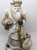 Vintage Santa Music Box Very Detailed With Flowers Basket and a Swan 11 Inches Tall 6 Inches Wide {{ JAMsCraftCloset }}