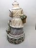 Vintage Santa Music Box Very Detailed With Flowers Basket and a Swan 11 Inches Tall 6 Inches Wide {{ JAMsCraftCloset }}
