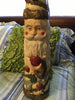 Vintage Plastic Cone Santa Carrying Christmas Bulbs 24 Inches Tall Holiday Christmas Decor Gift Idea {{ JAMsCraftCloset }}