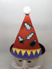 Vintage Metal Santa Candle Holder With Cutout Stars and Hole Punched Christmas Trees {{ JAMsCraftCloset }}