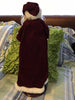 Vintage Table Top Santa in White and Red Holding a Staff and a Blue Bird Nest {{ JAMsCraftCloset }}