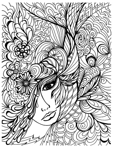 FREE Coloring Pages Vintage Pictures Style 4