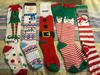 SOCKS Personalized Christmas Knee Socks ONE SIZE 5-9 Holiday Ware Gift Idea Unique {{ JAMsCraftCloset }}