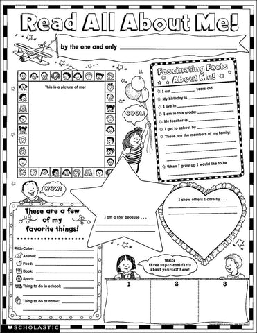 FREE Coloring Pages Reading and Language Arts Style 8
