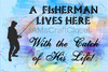 A FISHERMAN LIVES HERE Digital Graphic SVG-PNG-JPEG Download Crafters Delight {{ JAMsCraftCloset }}