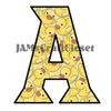 ALPHABET SET Digital Graphic Design Typography Clipart SVG-PNG Sublimation RUBBER DUCKY Design Download Crafters Delight {{ JAMsCraftCloset }}