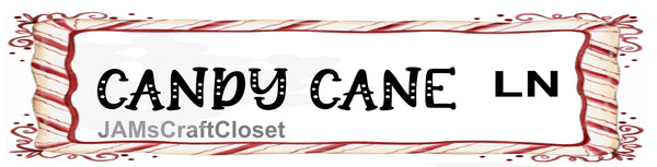 Digital Graphic Design SVG-PNG-JPEG Download CANDY CANE LANE Sign Gift Crafters Delight {{ JAMsCraftCloset }}
