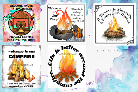 BUNDLE CAMPING AND OUTDOOR THINGS 2 Graphic Design Downloads SVG PNG JPEG Files Sublimation Design Crafters Delight {{ JAMsCraftCloset }}