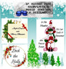 BUNDLE CHRISTMAS AND WINTER 3 Graphic Design Downloads SVG PNG JPEG Files Sublimation Design Crafters Delight {{ JAMsCraftCloset }}