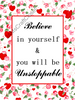 BELIEVE N YOURSELF Digital Graphic SVG-PNG-JPEG Download Crafters Delight {{ JAMsCraftCloset }}
