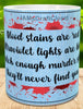 MUG Coffee Full Wrap Sublimation Digital Graphic Design Download BLOOD STAINS ARE RED SVG-PNG Valentine Crafters Delight {{ JAMsCraftCloset }}