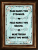Digital Graphic Design SVG-PNG-JPEG Download Sublimation Positive Saying PAIN MAKES YOU STRONGER Home Gift Decor Crafters Delight {{ JAMsCraftCloset }}