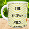 MUG Coffee Full Wrap Sublimation Digital Graphic Design Download BROWN ONES ARE NOT JELLY BEANS SVG-PNG-JPEG Easter Crafters Delight {{ JAMsCraftCloset }}