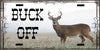 DEER License Plate Digital Graphic Design Download BUCK OFF SVG-PNG Hunters Crafters Delight Sublimation {{ JAMsCraftCloset }}