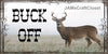 DEER License Plate Digital Graphic Design Download BUCK OFF SVG-PNG Hunters Crafters Delight Sublimation {{ JAMsCraftCloset }}