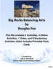 Big Rocks Balancing Acts by Douglas Fox 7th Grade Florida Collections 3 Supplemental Activities {{ JAMsCraftCloset }}