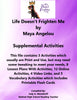 Florida Collections 6th Grade Collection 1 Life Doesnt Frighten Me Supplemental Activities {{ JAMsCraftCloset }}