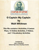Florida Collection 8th Grade Collection 3 O Captain My Captain by Walt Whitman Extra Activities {{ JAMsCraftCloset }}