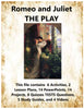 Romeo and Juliet The Play Teacher Supplemental Resources Fun Engaging {{ JAMsCraftCloset }}