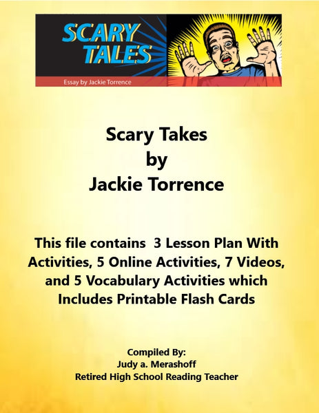Florida Collection 8th Grade Collection 2 Scary Stories by Jackie Torrence Supplemental Activities {{ JAMsCraftCloset }}