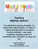 Teaching MENTAL HEALTH Supplemental Activities {{ JAMsCraftCloset }}