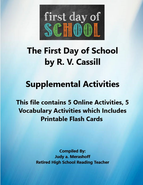 Florida Collections 6th Grade Collection 5 THE FIRST DAY OF SCHOOL by R.V. Cassill Extral Activities {{ JAMsCraftCloset }}