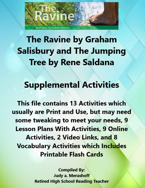 Florida Collections 6th Grade Collection 1 The Ravine and The Jumping Tree Supplemental Activities {{ JAMsCraftCloset }}