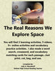 The Real Reasons We Explore Space from HMH 9th Grade Textbook Collection 6 Supplemental Resources {{ JAMsCraftCloset }}