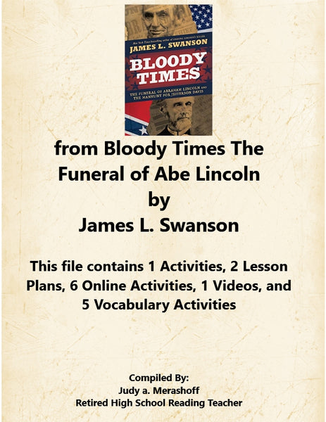 Florida Collection 8th Grade Collection 3 from Bloody Times The Funeral of Abe Lincoln {{ JAMsCraftCloset }}
