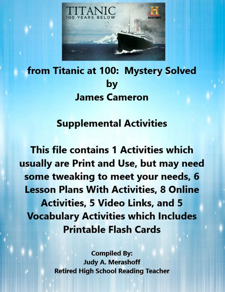 Florida Collections 6th Grade Collection 3 from Titanic at 100 Mystery Solved {{ JAMsCraftCloset }}