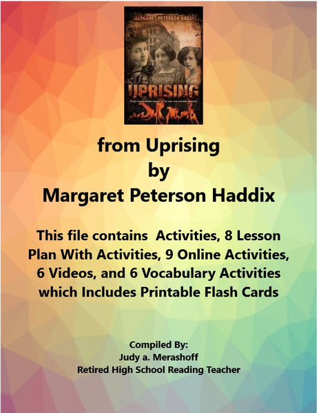 Florida Collections 7th Grade Collection 6 from Uprising by Margaret Peterson Haddix {{ JAMsCraftCloset }}