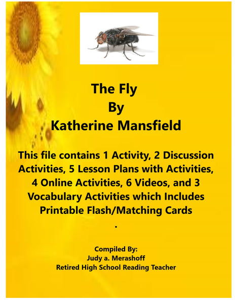 The Fly By Kathrine Mansfield Short Story Supplemental Resources Activities {{ JAMsCraftCloset }}