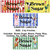 BUNDLE CANISTER LABELS 2 Digital Graphic Design Downloads PNG Files Country Kitchen Decor Decal Waterslide Sublimation Design Crafters Delight {{ JAMsCraftCloset }}