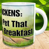 MUG Coffee Full Wrap Sublimation Digital Graphic Design Download CHICKENS THE PET THAT POOPS BREAKFAST SVG-PNG Crafters Delight {{ JAMsCraftCloset }}