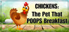 MUG Coffee Full Wrap Sublimation Digital Graphic Design Download CHICKENS THE PET THAT POOPS BREAKFAST SVG-PNG Crafters Delight {{ JAMsCraftCloset }}