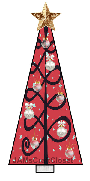Digital Graphic Design SVG-PNG-JPEG Download CHRISTMAS TREE 2 Holiday Design Sublimation Love Crafters Delight {{ JAMsCraftCloset }}