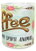 MUG Full Wrap Digital Graphic Design Download COFFEE IS MY SPIRIT ANIMAL SVG-PNG-JPEG Sublimation Crafters Delight {{ JAMsCraftCloset }}