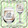 Digital Graphic Design SVG-PNG-JPEG Download Positive Saying Wine Sayings Quotes CORKS ARE FOR QUITTERS Crafters Delight {{ JAMsCraftCloset }}