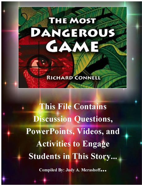 The Most Dangerous Game by Richard Connell Teacher Supplemental Resources {{ JAMsCraftCloset }}