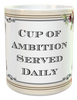 MUG Full Wrap Digital Graphic Design Download CUP OF AMBITION SVG-PNG-JPEG Sublimation Crafters Delight {{ JAMsCraftCloset }}