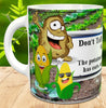 MUG Coffee Full Wrap Sublimation Digital Graphic Design Download DONT TELL SECRETS IN THE GARDEN SVG-PNG Crafters Delight {{ JAMsCraftCloset }}