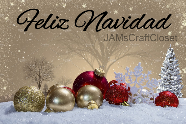 FELIZ NAVIDAD Digital Christmas Holiday Graphic SVG-PNG-JPEG Download Crafters Delight {{ JAMsCraftCloset }}