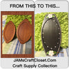 Wooden Platter Small Ready for DIY Upcycle SET OF 2 {{ JAMsCraftCloset }}